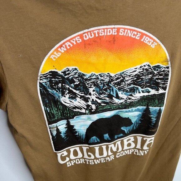 Columbia Men's Commute Landscape Logo Graphic T-Shirt - Delta Size S - Picture 6 of 7